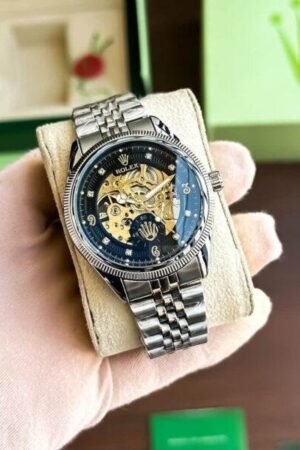 First Copy Rolex Classic Automatic Silver Watch for Men