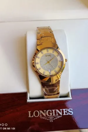 First Copy Rado Ceramic Gold Watch for Men