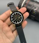 Rado Captain Cook First Copy Black Quartz Watch for Men