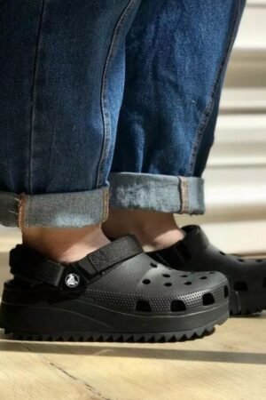 1st Copy Branded Hiker Full Black Clogs for Men