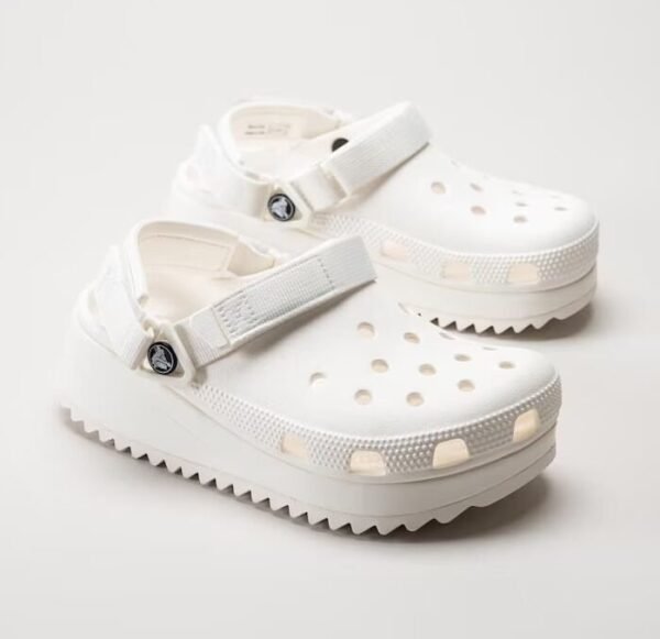 1st Copy Branded Hiker Full White Clogs - Image 2