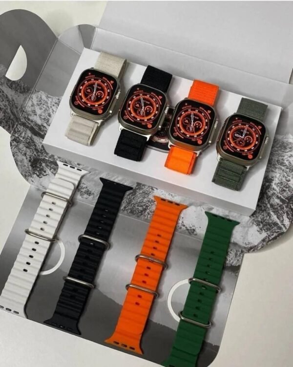 iWatch A8 Ultra Orange First Copy Smartwatch - Image 2