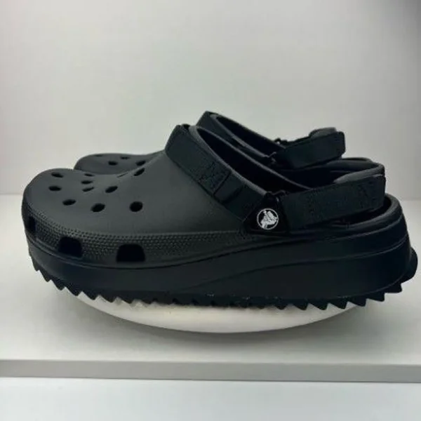 1st Copy Branded Hiker Full Black Clogs for Men - Image 3
