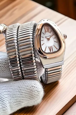 Bvlgari Watch Copper White Dial For Women (SG613)