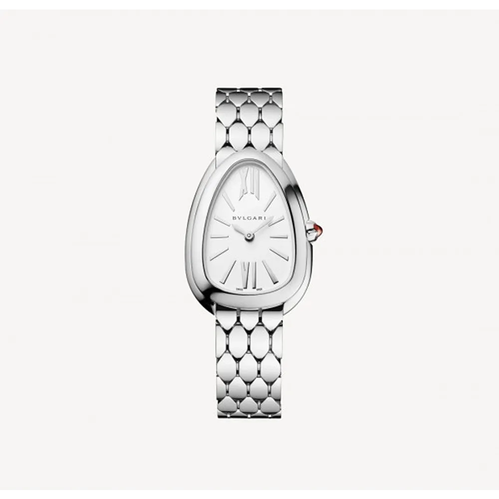 Bvlgari Watch Serpenti Seduttori Full Silver For Women (SUP735)