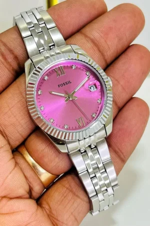 Classic Fossil Watch For Women (IC181)