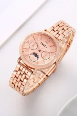 Fossil Watch Jacqueline Sun Moon Copper For Women (SG07)