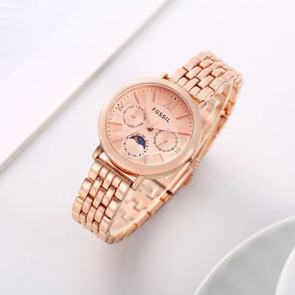 Fossil Watch Jacqueline Sun Moon Copper For Women (SG688)