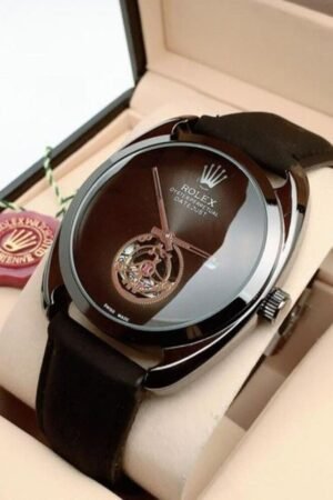 Men’s Leather Rolex Watch (SG-20)