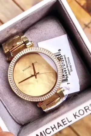 Michael Kors Watch Parker Pave Gold For Women (SW91)