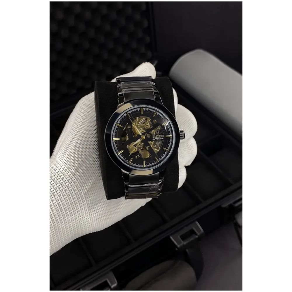 Rado Watch Centrix Automatic Black-Silver For Men (CS169)