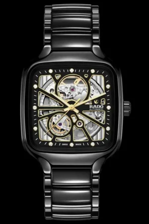 Rado Watch True Square Ceramic Black Automatic For Men (SW1415)