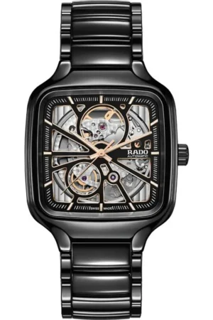 Rado Watch True Square Ceramic Black Automatic For Men (SW1417)