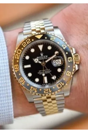 Rolex Watch GMT Master II Two Tone – Black & Gold For Men (SUP221)
