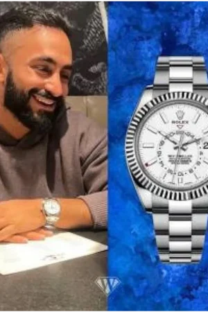 Rolex Watch Sky Dweller White Dial Stainless Steel For Men (CS194)