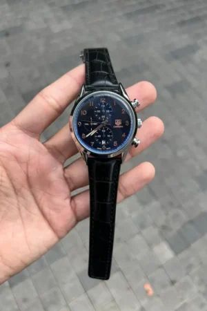 Tag Heuer Watch Carrera Calibre Black For Men (SUP233)