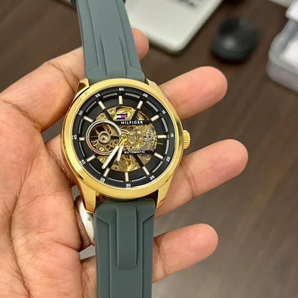 Trendy Tommy Hilfiger Watch For Men (BH906) - Image 2